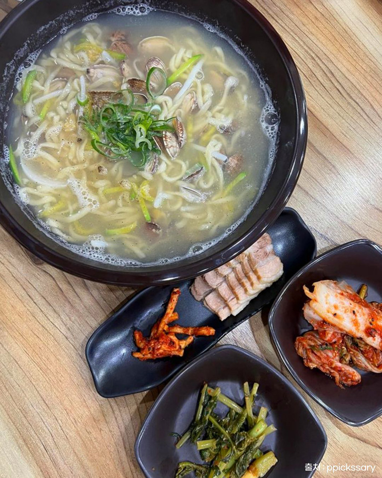 밀박칼국수